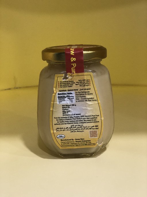 White Honey 1kg – Raw & Natural Kashmiri Honey